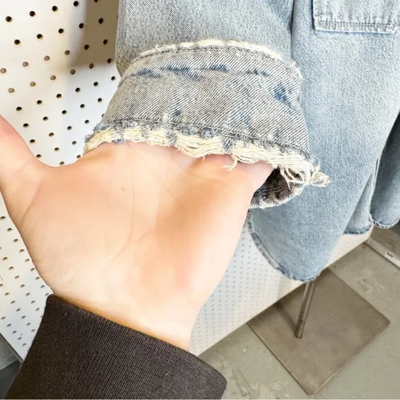 All Saints | Lily Shacket Dress, Oversized Denim Chore Coat Sz. US 6
