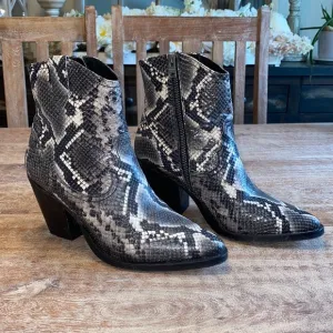 All Saints Snakeskin Boots 39