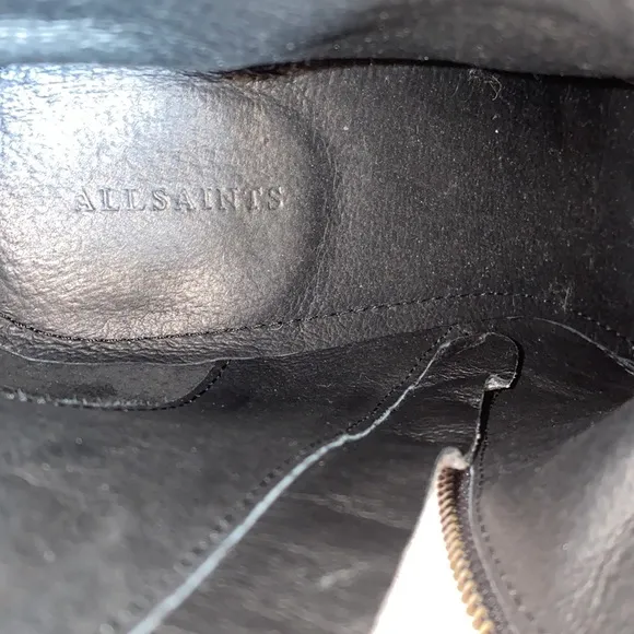 All Saints Snakeskin Boots 39