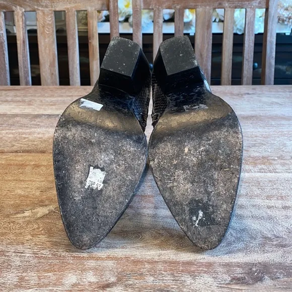 All Saints Snakeskin Boots 39