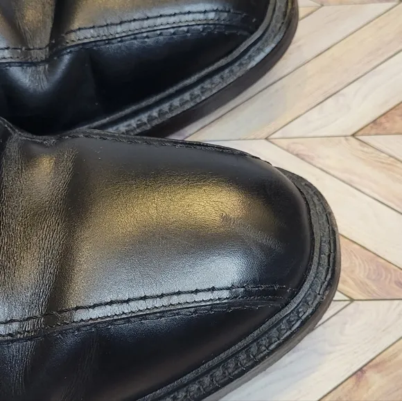 Allen Edmonds 5904 Hillcrest Derby Bicycle Toe Blucher Oxfords Black 9.5