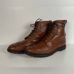 Allen Edmonds Long Branch Wingtip Boots 12 D Chromexcel Vibram