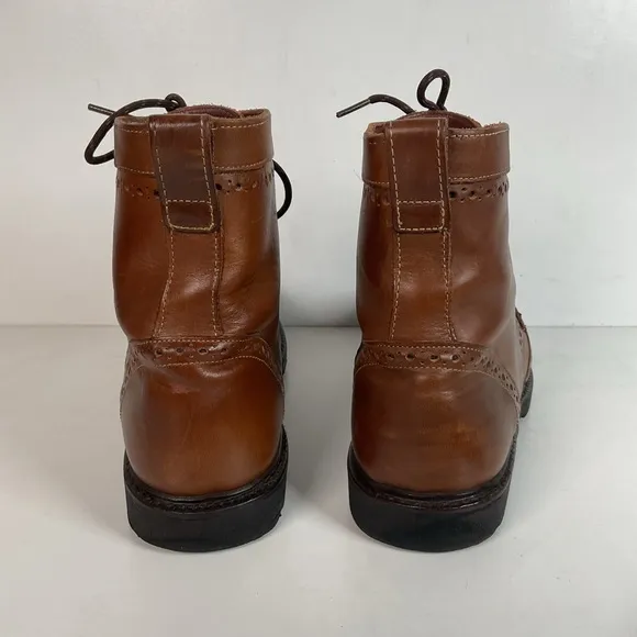 Allen Edmonds Long Branch Wingtip Boots 12 D Chromexcel Vibram