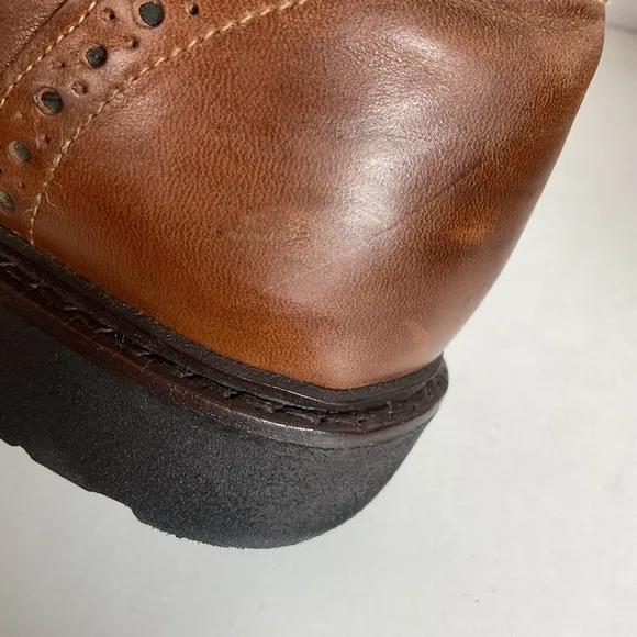 Allen Edmonds Long Branch Wingtip Boots 12 D Chromexcel Vibram