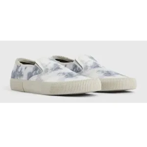 Allsaints Manny tie dye slip on canvas shoes