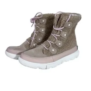 &quot;SOREL&quot; Women's Explorer II Joan Cozy Boots Size 8 Hiking Walking Lace Up Warm