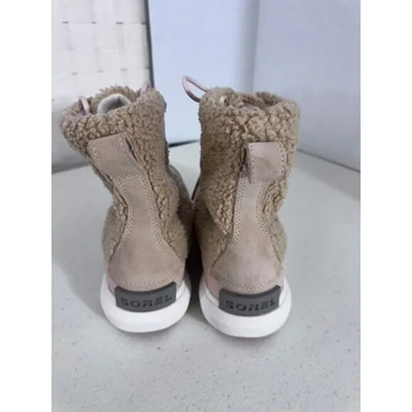 &quot;SOREL&quot; Women's Explorer II Joan Cozy Boots Size 8 Hiking Walking Lace Up Warm