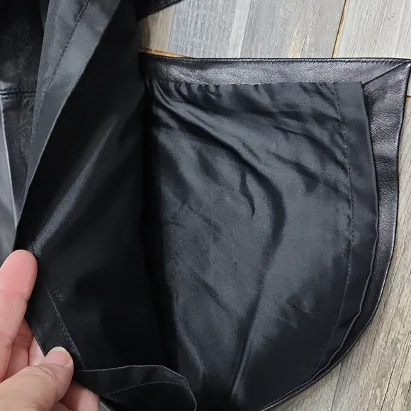 Ann Taylor Leather Skirt