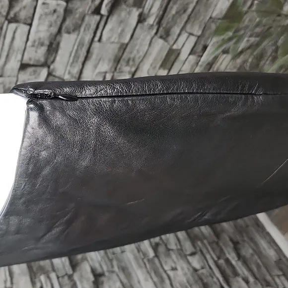 Ann Taylor Leather Skirt