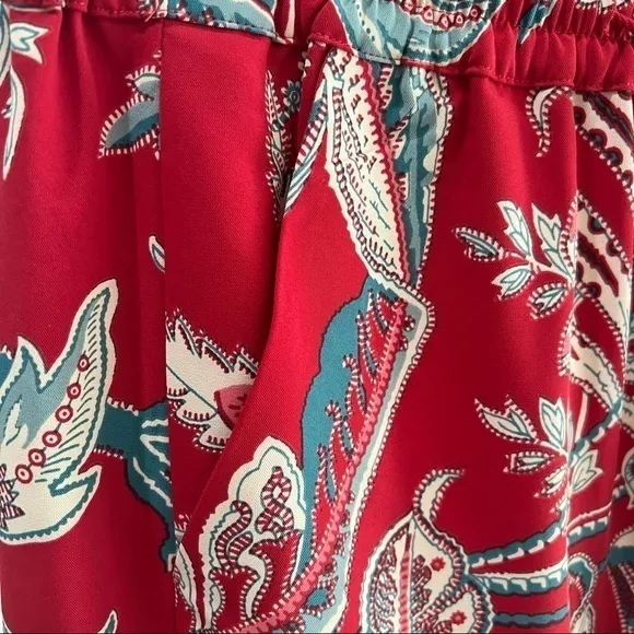 Ann Taylor LOFT NWT Floral Print Elastic Waist Washable Skirt NWT Size XS