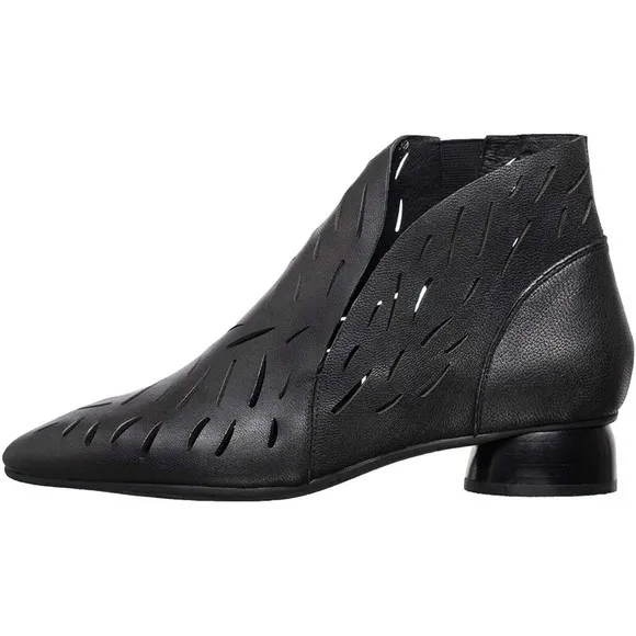 Antelope Women's Ren Laser Leather Heel Boots SZ 36
