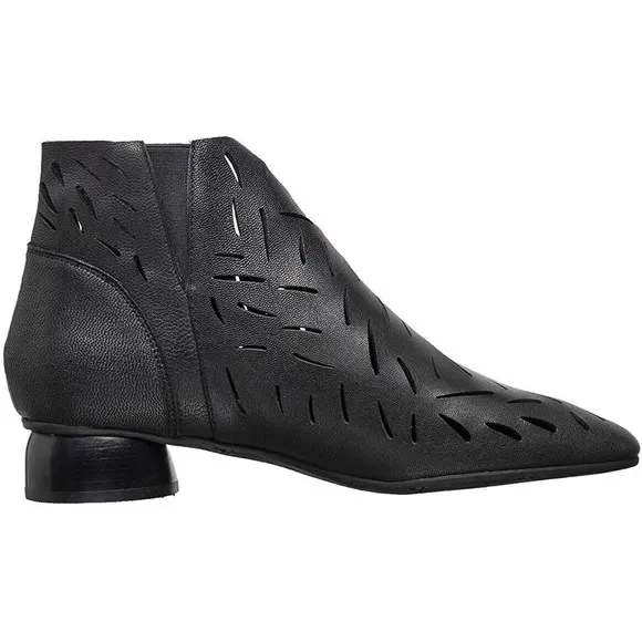 Antelope Women's Ren Laser Leather Heel Boots SZ 36