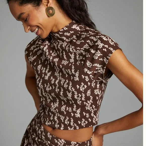 Anthropolgie Twist Skirt Set Small
