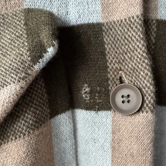 Anthropologie 100% Wool Sweater Coat Size 3X