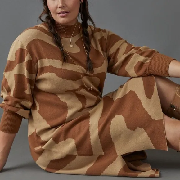 Anthropologie Charlize Sweater Midi Dress