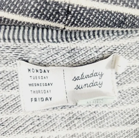 Anthropologie Long Sleeve Striped Tunic