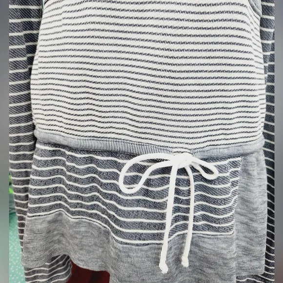 Anthropologie Long Sleeve Striped Tunic