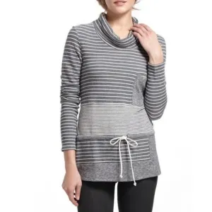 Anthropologie Long Sleeve Striped Tunic