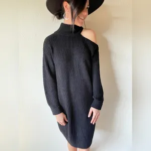 Anthropologie One Sleeve Turtleneck Sweater Dress - Size 2X - NWT Retail: $168