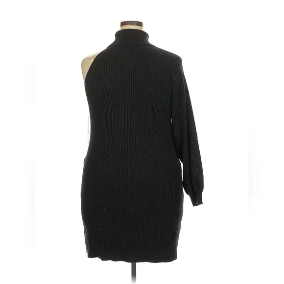 Anthropologie One Sleeve Turtleneck Sweater Dress - Size 2X - NWT Retail: $168