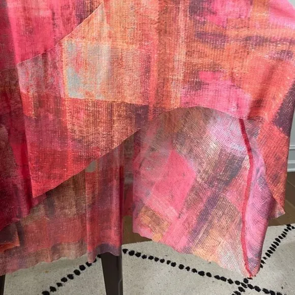 Anthropologie Weston Fallen Sun Maxi Skirt Asymmetrical $118 M