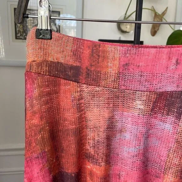 Anthropologie Weston Fallen Sun Maxi Skirt Asymmetrical $118 M