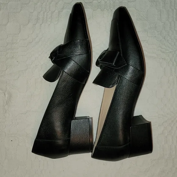 Antonio Melani shoes Saree 100% leather square heels and toes sz 10M