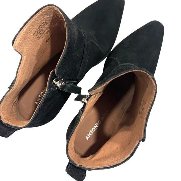 ANTONIO MELANI Suede Cowgirl Boots
