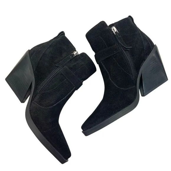 ANTONIO MELANI Suede Cowgirl Boots
