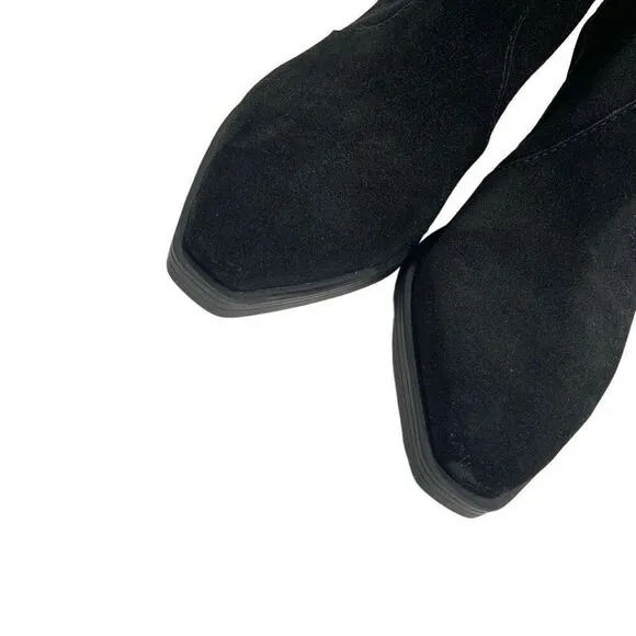ANTONIO MELANI Suede Cowgirl Boots