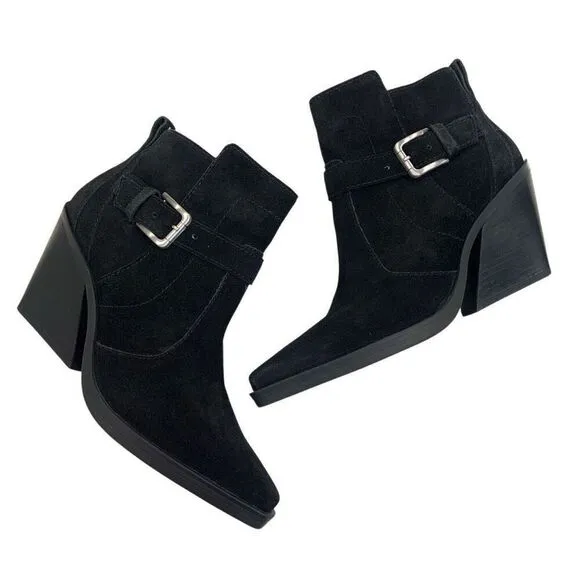 ANTONIO MELANI Suede Cowgirl Boots