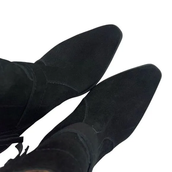 ANTONIO MELANI Suede Cowgirl Boots