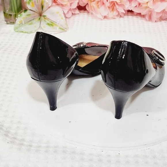 ANTONIO Melani Womens Dorsay Shoes Black Leather Size 8M