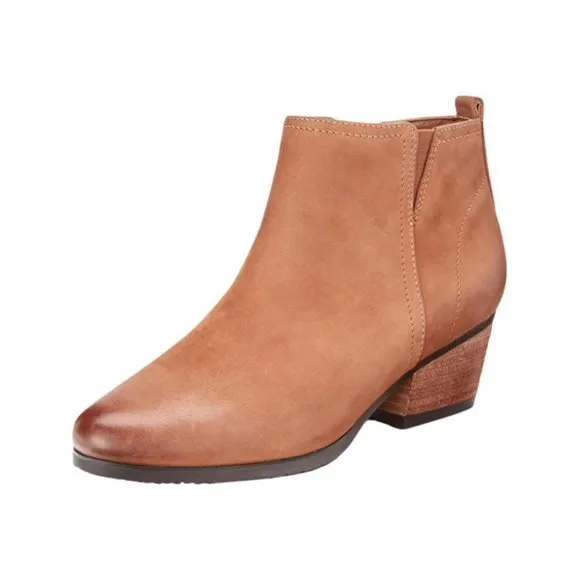 Aqua College Isla Nubuck Leather Ankle Boots Sz 10 NIB