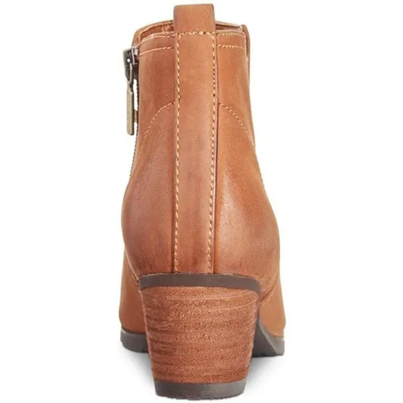 Aqua College Isla Nubuck Leather Ankle Boots Sz 10 NIB