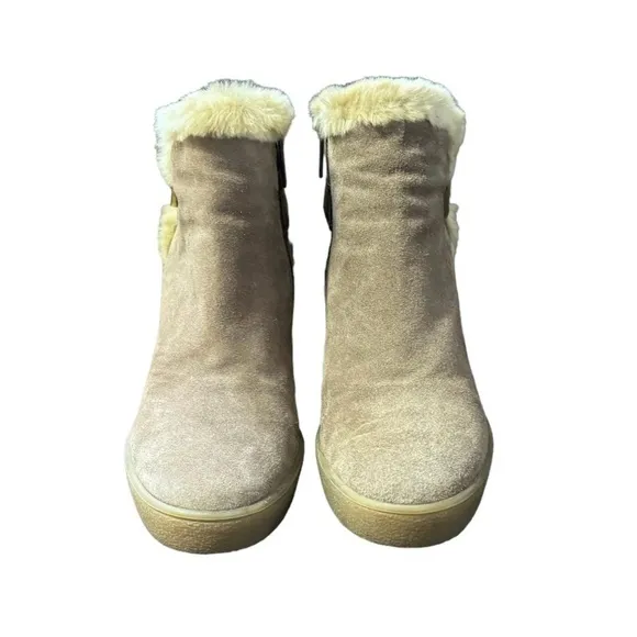 Aquatalia Carlotta Waterproof Women's Suede Ankle Boots Size 9