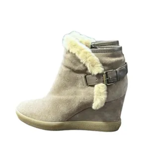 Aquatalia Carlotta Waterproof Women's Suede Ankle Boots Size 9