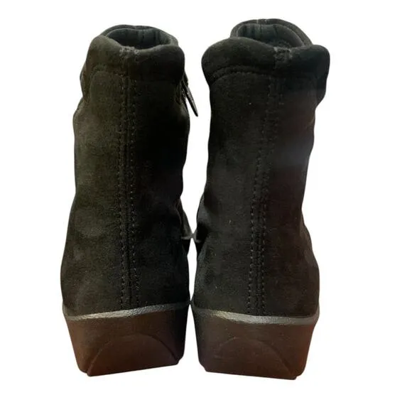 ARCOPEDICO L19 Lytech Black Vegan Leather Comfort Ankle Boots | Size 36 Women's