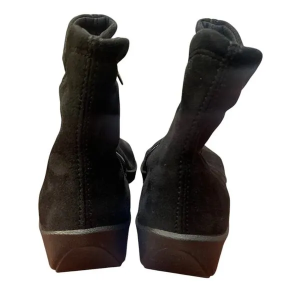 ARCOPEDICO L19 Lytech Black Vegan Leather Comfort Ankle Boots | Size 36 Women's