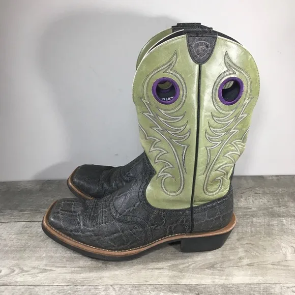 Ariat 10011808 Heritage Roughstock Western Leather Cowboy Mens Boots Size 10.5