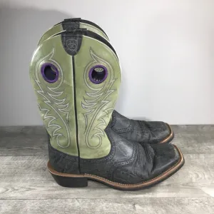 Ariat 10011808 Heritage Roughstock Western Leather Cowboy Mens Boots Size 10.5