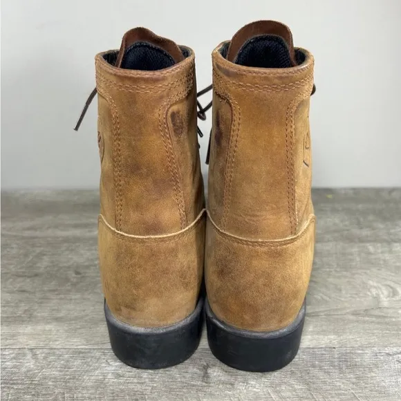 Ariat 33527 Paddock Lacer Western Cowboy Brown Women’s Riding Boots Size 9.5