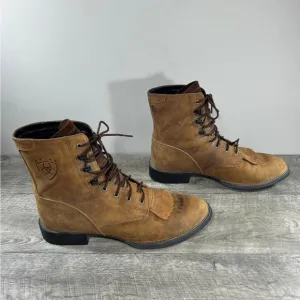 Ariat 33527 Paddock Lacer Western Cowboy Brown Women’s Riding Boots Size 9.5