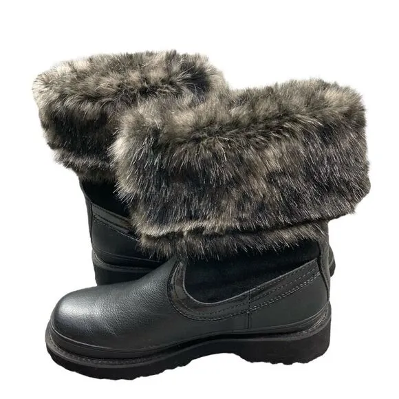 Ariat black fatbaby faux fur boots