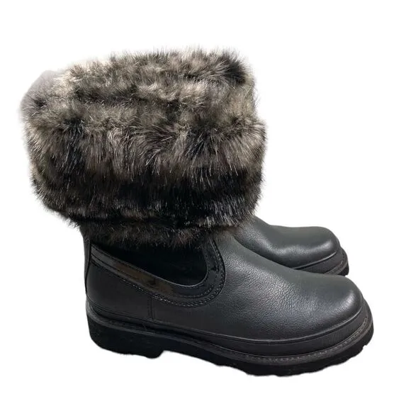 Ariat black fatbaby faux fur boots