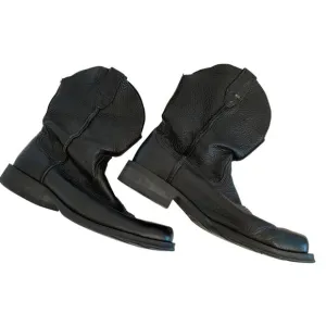 Ariat Black Leather Rambler Square Toe Mens Western Boots Size 10.5D 8953