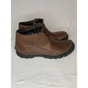 Ariat Brown‎ Leather Lace-up Ankle Boot Size 12D