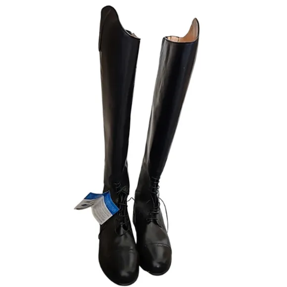 Ariat Crowne Pro Tall Field Boots Womens Size 9 1/2 B Black New 53005 No Zip