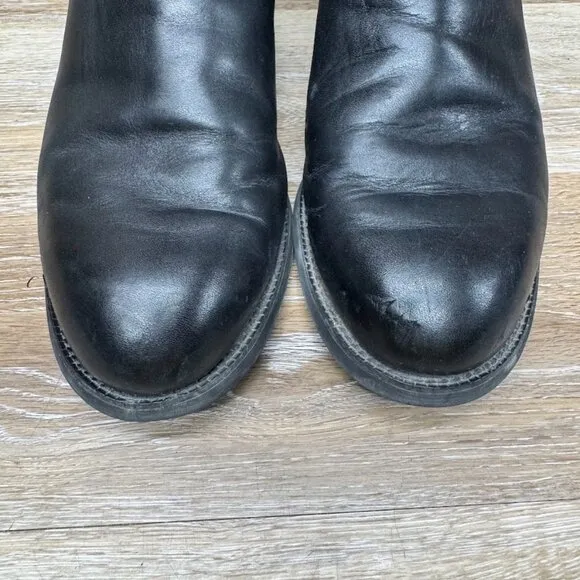 Ariat Heritage Roper Black Leather Boots Men's Size 11