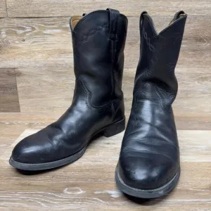 Ariat Heritage Roper Black Leather Boots Men's Size 11